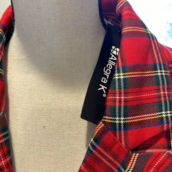 Allegra K, red plaid blazer, XL , NWT - Picture 2 of 3